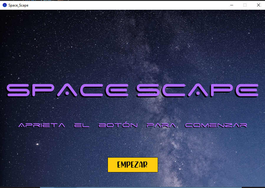 proyecto juego espacial